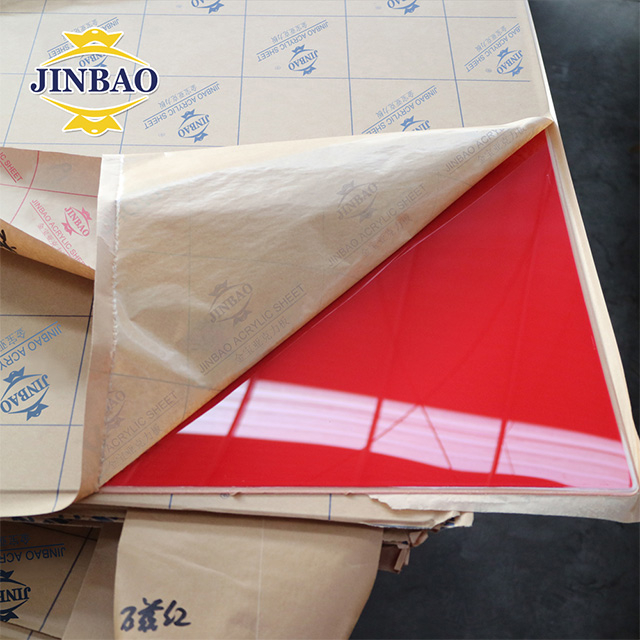 Jinbao Red Color Acrylic Sheet 