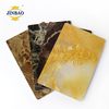 Jinbao Pvc Wall Panel Blanco Con Turquesa Wholesale