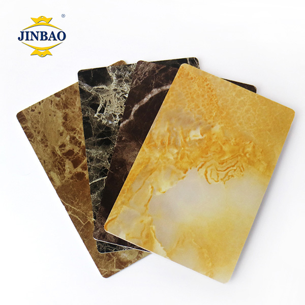 Jinbao Pvc Wall Panel Blanco Con Turquesa Wholesale