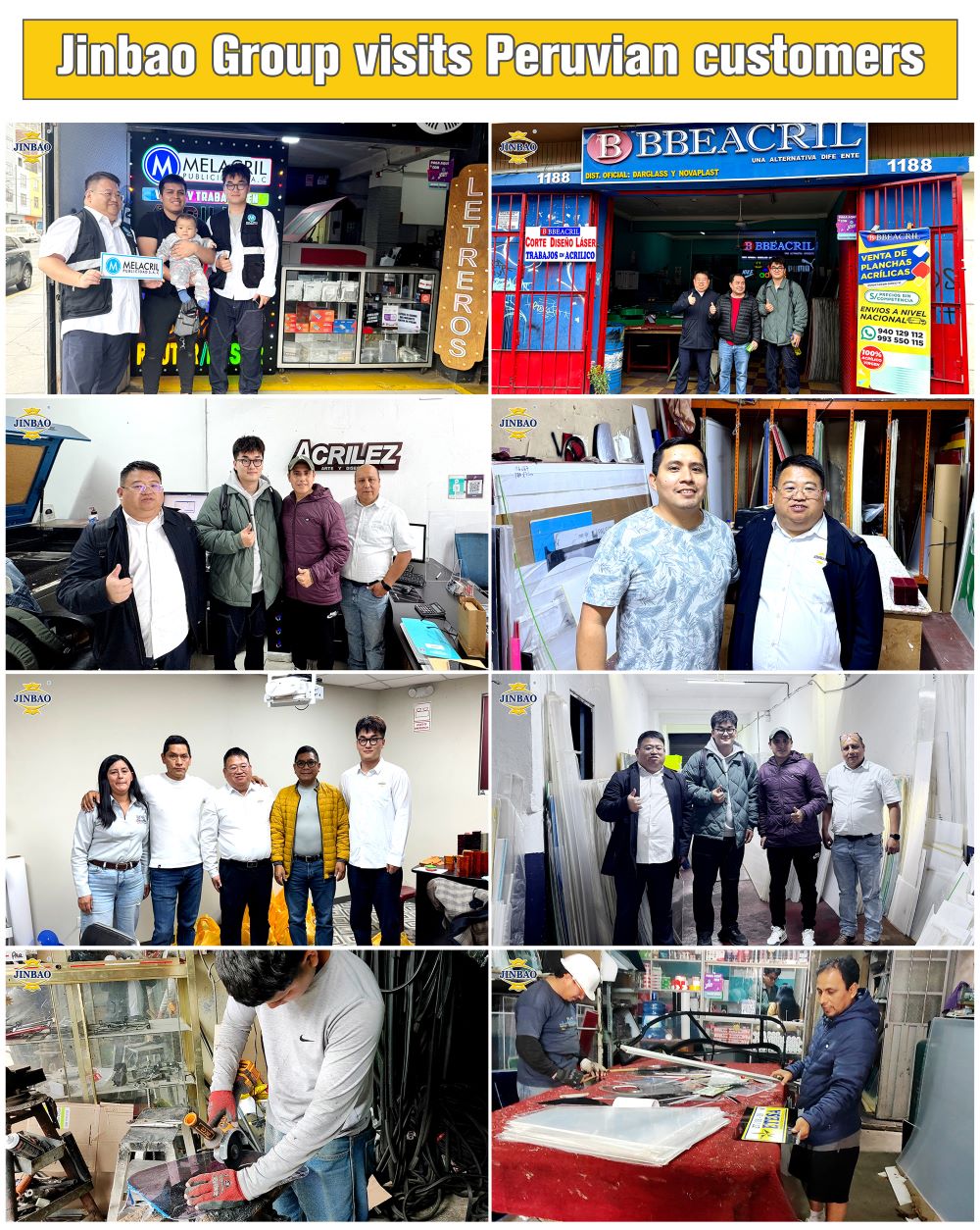 Jinbao's Peru Visit: Revolutionizing Advertising with PVC Foam Boards