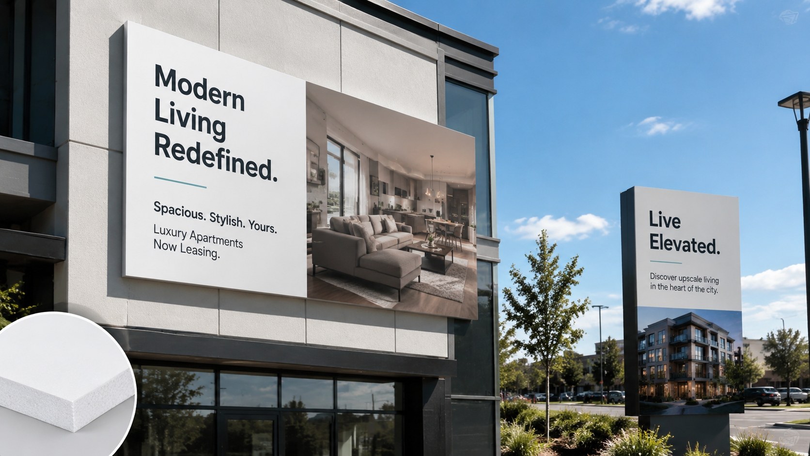 PVC foam board outdoor signage